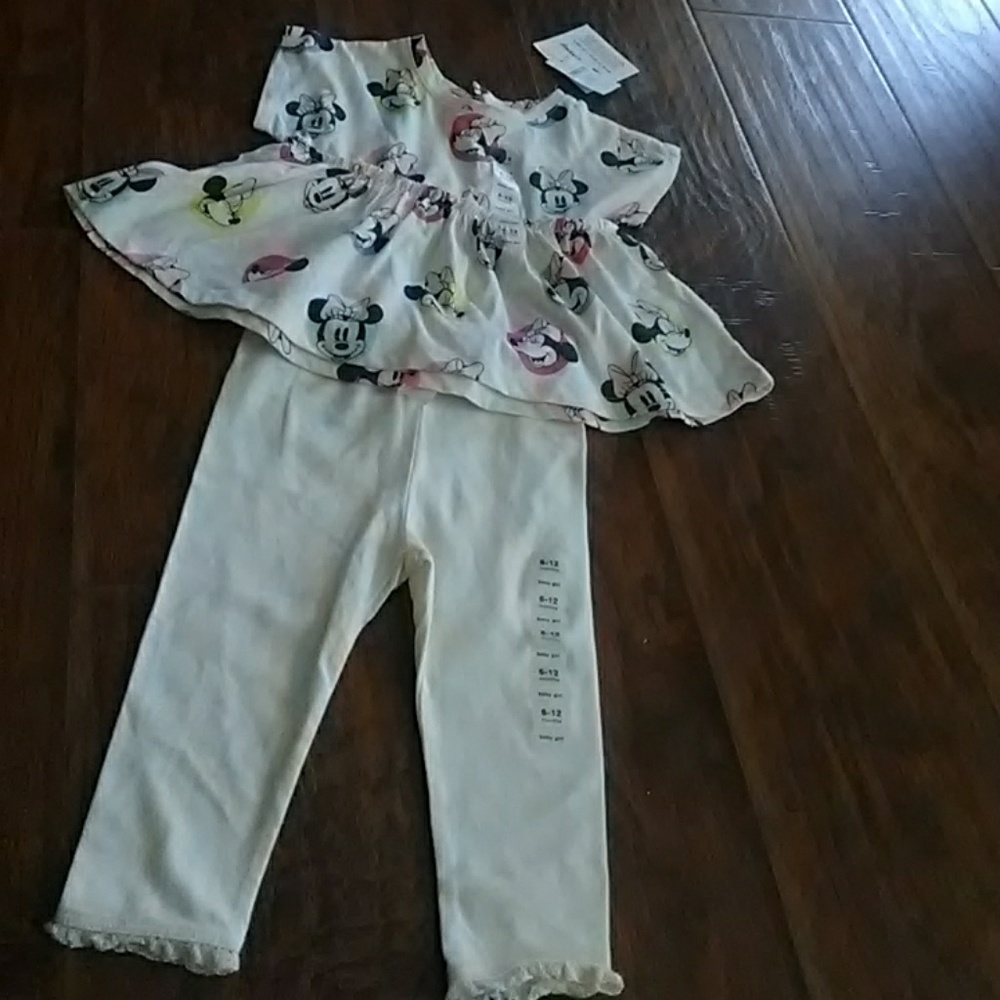 Minnie mouse Disney outfit NWT